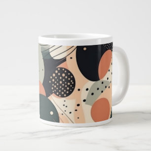 Minimales Abstraktes Nahtloses Muster - Geometrisc Jumbo-Tasse