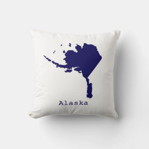 Minimales Alaska Vereinigte Staaten Kissen