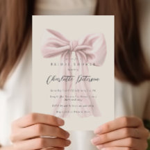 Minimales Brautparty für Rosa Bow