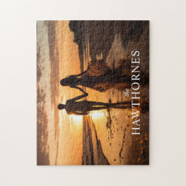 Minimales Foto für moderne Paare Puzzle