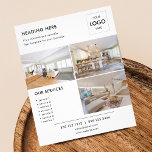 Minimales Foto-Marketing Flyer<br><div class="desc">Einfaches Business-Flyer.</div>