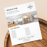 Minimales Foto-Marketing Flyer<br><div class="desc">Einfaches Business-Flyer.</div>