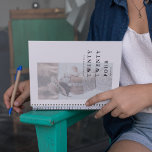 Minimales Foto Typografie JAHR Planer<br><div class="desc">Erstellen Sie Ihren eigenen personalisierten Planer für 2025. Design zeigt ein minimalistisches Aussehen mit einem Foto Ihrer Wahl,  ein Overlay und der typografische Lesename,  Anpassen Sie den Text an TWENTY TWENTY FÜNF Planer.</div>