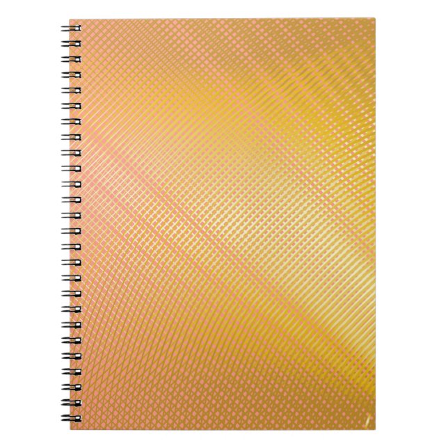 Minimales Gradientmuster. Duo Tone Cover Design. G Notizblock (Vorderseite)