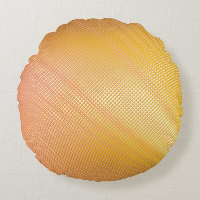 Minimales Gradientmuster. Duo Tone Cover Design. G Rundes Kissen (Vorderseite)