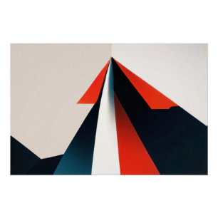 Minimales grafisches Design Poster