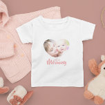 Minimales Herz Foto I Liebe meine Mama Kleinkind T-shirt<br><div class="desc">Kinddrens Memorial Foto-Tshirts,  mit einem Foto und einer Vorlage Text,  die "I LIEBE MY MOMMY" der Verwandte kann geändert werden,  MAMA,  VATER,  TATSACHE,  UNCLE,  SISTER,  BROTHER,  GRANDPA,  GRANDMA. Alle Stile,  Größe und Farbe des Schriftartes können nach der Personalisierung geändert werden,  indem Sie auf den entsprechenden Link klicken.</div>