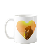 Minimales Herz-Shaped Foto - Ich Liebe Sie Wifey