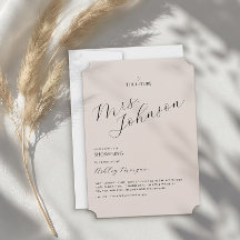 Minimales modernes Brautparty | Die Zukunft Frau.