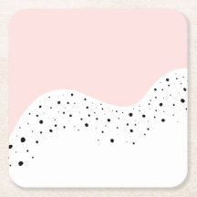 Minimales rosa Design mit Punkten