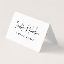 Minimales Schwarz mit moderner Schrift und QR-Code