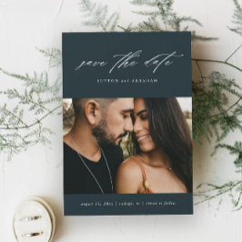 Minimales Script-Foto Save The Date