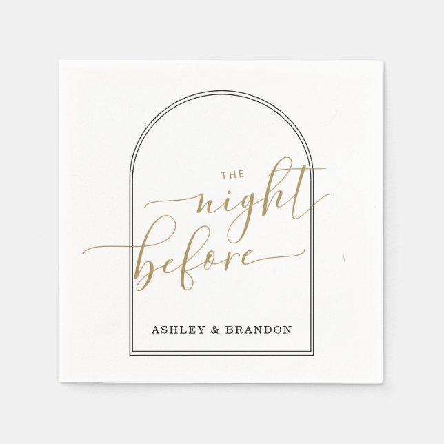 Minimales Skript für die Nacht vor Napkins Serviette (Vorderseite)