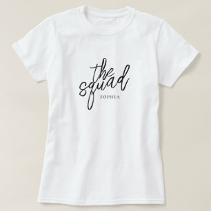 Minimales Skript für die Squad Bridesmaid Custom T-Shirt