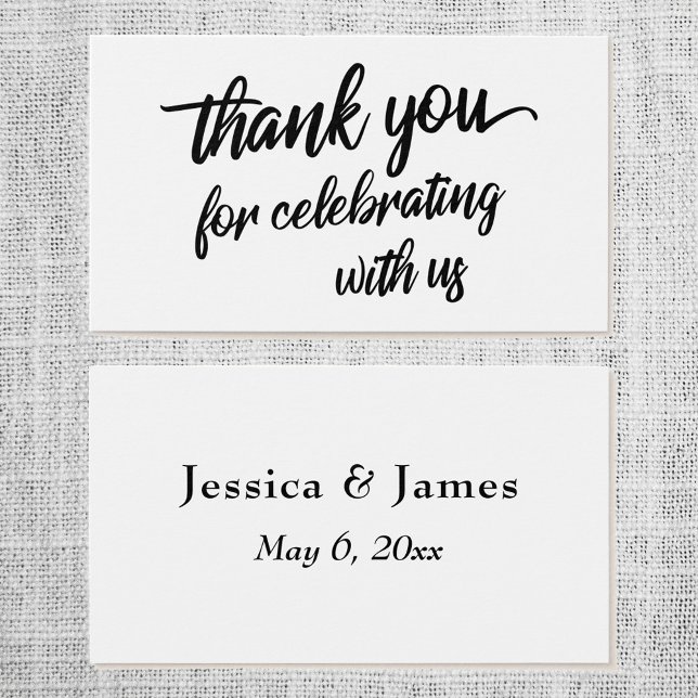 Minimales Skript Vielen Dank für Ihre Feier mit un (Von Creator hochgeladen)