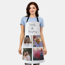 Minimales Typografy Custom Collage Foto Schürze