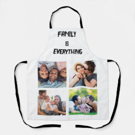 Minimales Typografy Custom Collage Foto Schürze