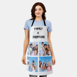 Minimales Typografy Custom Collage Foto Schürze