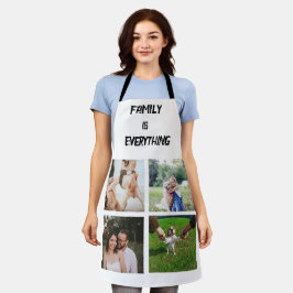 Minimales Typografy Custom Collage Foto Schürze