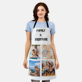 Minimales Typografy Custom Collage Foto Schürze