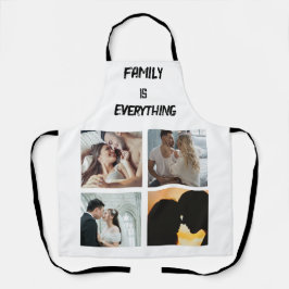 Minimales Typografy Custom Collage Foto Schürze