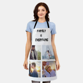 Minimales Typografy Custom Collage Foto Schürze