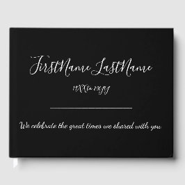 Minimales und bewegliches Gästebuch