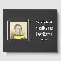 Minimales und bewegliches Gästebuch