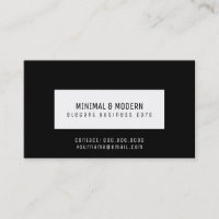 minimales und modernes elegantes Schwarz