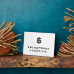 Minimales WiFi-Kennwort-Logo Fotoplatte<br><div class="desc">Modern WiFi Passwort signieren,  um Ihre Netzwerkinformationen mit Gästen zu teilen. Ideal für Ferienhäuser,  Airbnb Vermietungen,  Bed & Breakfast Zimmer und vieles mehr. Minimal modernes Design in Weiß mit individuellem Branding und einfacher,  leicht lesbarer Typografie.</div>