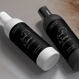 Minimalis Black 8 OZ Cosmo Flasche Wasserdicht Eti