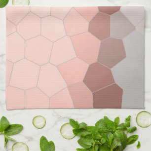 Minimalismus Abstrakt Art Pastell Graue Zellen Geschirrtuch