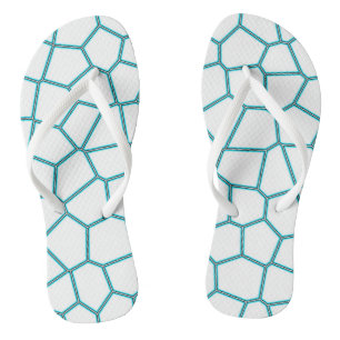 Minimalismus Abstrakte Kunst Blasstürkisfarbene We Flip Flops