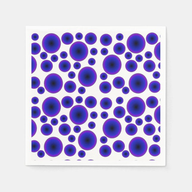 Minimalismus Bright Lila Abstrakt Serviette (Vorderseite)