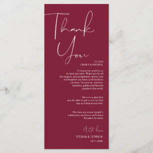 Minimalismus Burgund Script Place Einstellung Viel Programm