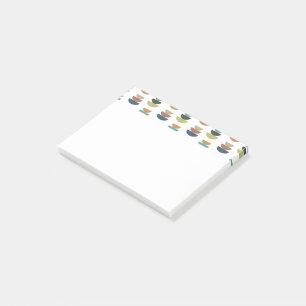 Minimalismus der Mitte des Jahrhunderts Post-it Klebezettel