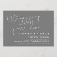 Minimalismus Dunkelgrau, Hochzeitsfeier Party