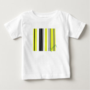 Minimalismus Gelbe Streifen Baby T-shirt