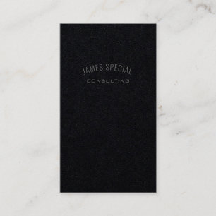 Minimalismus Gray Black Gray Berufliche Beratung Visitenkarte