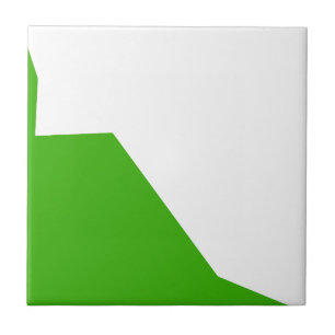 Minimalismus Green White Fliese