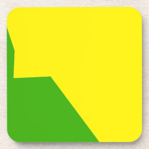 Minimalismus Green White Getränkeuntersetzer