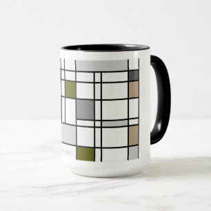 Minimalismus Reflektion III auf De Stijl-Tasse Tasse