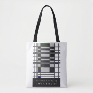 Minimalismus-Reflexion II auf De Stijl Tote