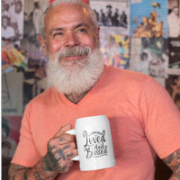 Minimalismus Schwarz-weiß Lose und gesegnet