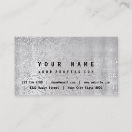 Minimalismus Silver Gray Vip Consulting Finances Visitenkarte