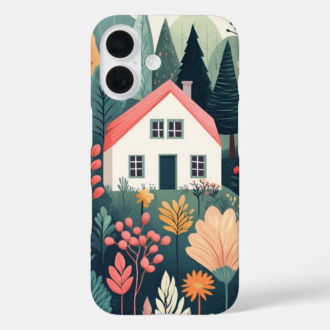 Minimalismus Stil iPhone Fall Case-Mate iPhone Hülle (Rückseite)