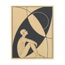 Minimalist Abstract Human Line Art Print