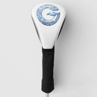 Minimalist Abstract Letter G – Modern Geometric De Golf Headcover
