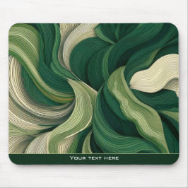 Minimalist Abstract Nature Earthy Green Botanical Mousepad