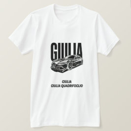 Minimalist Alfa Romeo Giulia Quadrifoglio Italieni T-Shirt
